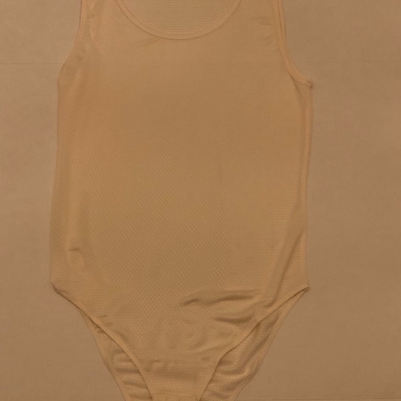 Bodysuit in Silk Stretch Jacquard NWOT - Picture 2 of 5
